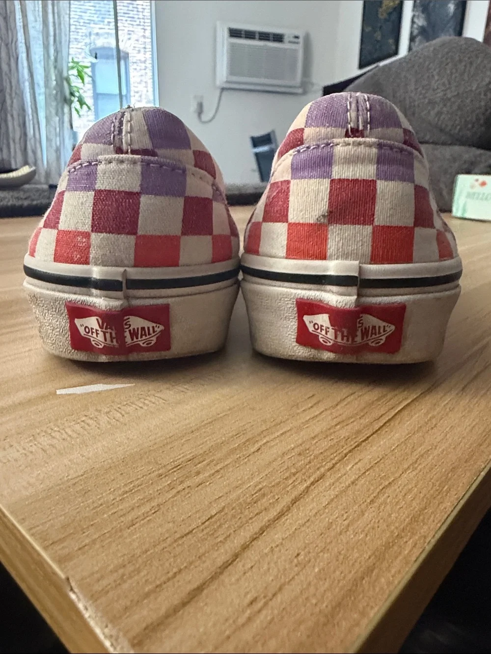 Vans colorful checkerboard